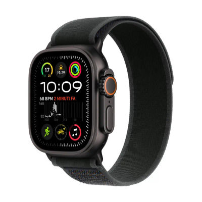Apple Watch Ultra 2 49 mm OLED smartwatch with 410 x 502 pixels touch display, 64 GB memory, GPS, and water resistance up to 100 m, perfect for outdoor activities and sports tracking.
