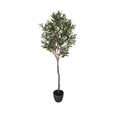 Nortene | Planta Artificial Olivo 150 Cm Nortene | Plantas Artificiales Realistas | Decoración Para Hogar Y Oficina | Planta Artificial Grande | Perfecta Para Ambientes Modernos