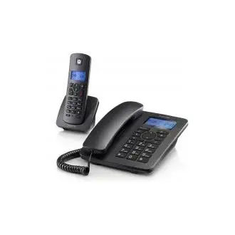Teléfono Motorola C4201 Combo Teléfono Fijo + Teléfono Inalámbrico