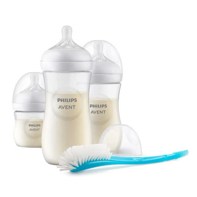 Philips Avent Natural Response Pack 3 biberones y cepillo - SCD837/12