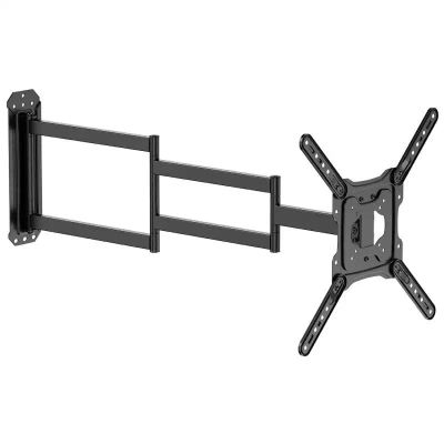 AISENS Soporte Eco Giratorio, Inclinable y Nivelable para Monitor/TV 35kg de 23"-65", Negro