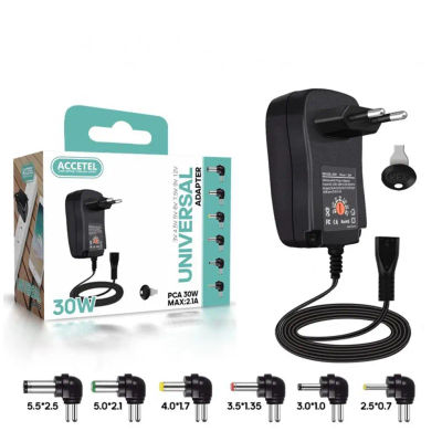 Accetel PCA30W Cargador 30W Universal De 3V-12V Max. 2.1A