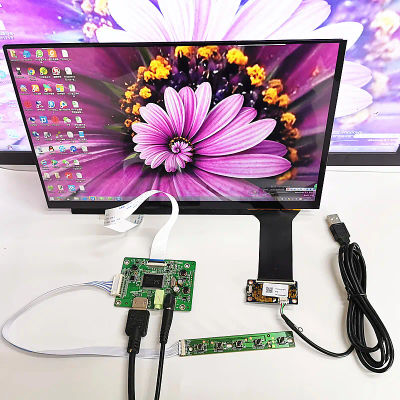 Kit de Módulo Táctil Capacitivo con Pantalla de 13.3 Pulgadas, 1920x1080 IPS HDMI LCD, para Auto, Raspberry Pi 3, Monitor Táctil Capacitivo de 10 Puntos