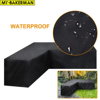 La mejor cubierta para muebles en forma de L para jardín, fundas multiusos, juego de muebles de jardín