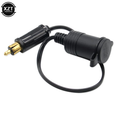 Encendedor de cigarrillos 24V DC 12V, enchufe para BMW DIN Hella, cargador de motocicleta, salida de conversión al adaptador de coche, Cable de plomo de alimentación