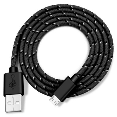 Cable Micro USB de 1m/2m/3m, Cable cargador USB de sincronización de datos para Samsung, Huawei, Xiaomi, HTC, teléfono Android, Cables Microusb trenzados de nailon