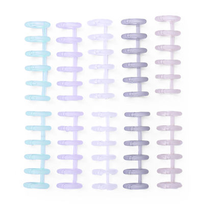 KW-trio-peines de encuadernación para columna vertebral, 6 agujeros, carpeta de hojas sueltas, anillos para álbum para cuaderno DIY, álbum de fotos, calendario, 12mm/0,5 pulgadas de diámetro de