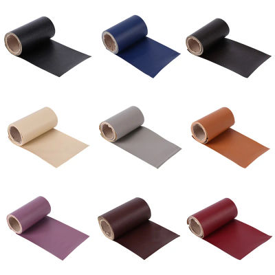 Cinta autoadhesiva de cuero PU para reparación de sofá, parche adhesivo de 137x10cm para bolsa de sofá, muebles, asientos de conductor