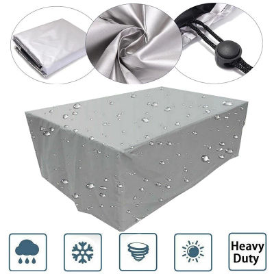 Fundas impermeables para muebles de jardín, funda para lluvia y nieve, fundas para sillas para sofá, mesa y silla, a prueba de polvo, exterior, 55 tamaños