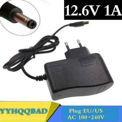 Cargador de batería de litio de 12,6 V, 1A, 18650, 12V, 1A, destornillador, cargador de pared portátil, CC 5,5x2,1 MM