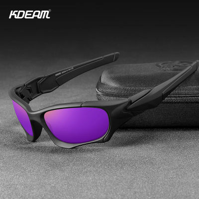 Gafas de Sol Polarizadas para Hombre KDEAM, Gafas de Sol Deportivas para Hombre y Mujer con Estuche con Cremallera