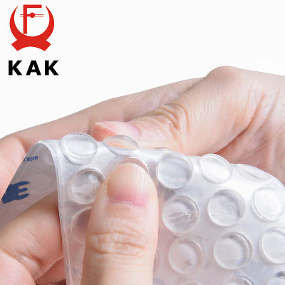 KAK-topes de puerta de silicona de grano 30-80, almohadilla de goma transparente, cierres de armario de cocina, amortiguador autoadhesivo, herrajes para muebles