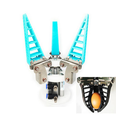 Abrazadera de brazo de Robot de carga grande de 3kg, pinza eléctrica de garra Flexible Industrial, pinzas de dedo suaves adaptables