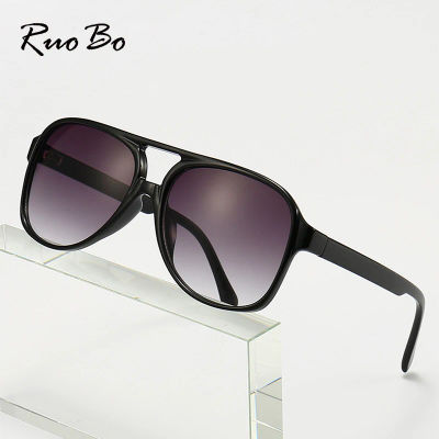 Gafas De Sol polarizadas De marca clásica RUOBO para hombres y mujeres, Gafas con montura ovalada Vintage, Gafas De visión nocturna para conducir, Gafas De Sol UV400