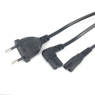 Cable de alimentación de CA UE a IEC 320C C7 Schuko CEE7/16 a C7 Firgure 8 cable de alimentación para Samsung Philips Sony LED TV 3m/5m