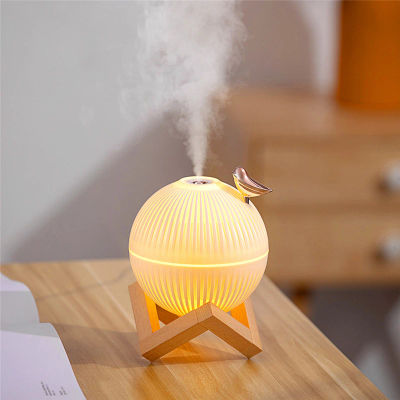 Humidificador de aire ultrasónico para el hogar y la habitación de los niños, minidifusor de Aroma, con lámpara LED cálida, USB, 330ml