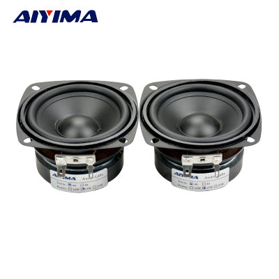 AIYIMA 2 uds altavoces portátiles de Audio 3 pulgadas 4 8 Ohm 15W altavoz de graves de rango completo impermeable para cine en casa DIY