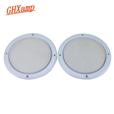 GHXAMP cubierta de altavoz de 4 pulgadas y 6,5 pulgadas cubierta protectora de malla de parrilla blanca para altavoz de techo altavoz Subwoofer de coche 2 uds