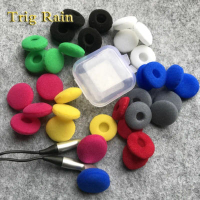Almohadillas para auriculares de 20 piezas, esponja de espuma de 18mm, auriculares Bluetooth, almohadillas de repuesto para auriculares, cubiertas para MP3, MP4, teléfono móvil