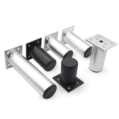 4 unids/set patas de muebles de aluminio pie de gabinete DIY grueso ajustable 6-30CM soporte de gabinete de TV patas de gabinete de baño