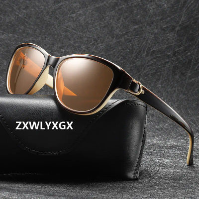 Gafas De Sol polarizadas De ojo De gato De diseño De marca De lujo para hombres y mujeres, gafas De Sol elegantes para mujer, gafas De Sol para conducir