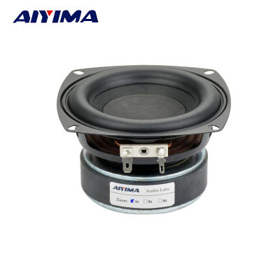 AIYIMA 1 Uds. Unidad de altavoz Subwoofer de 4 pulgadas HIFI 4/8 Ohm 100W altavoz de sonido de graves cine en casa graves profundos Loudspeaeker