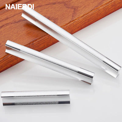 NAIERDI-tiradores de cajón de cocina, pomo de puerta de aleación de aluminio, soporte para gabinete, caja, armario, manija de muebles, Hardware, 10 piezas