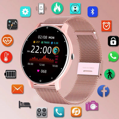 LIGE-reloj inteligente para mujer, accesorio de pulsera resistente al agua IP67 con pantalla táctil, Bluetooth, compatible con Android e iOS, 2026