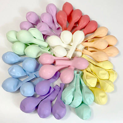 Macarons Color Pastel Globos de caramelo cumpleaños boda chico juguete decoración Globos Globos de helio Baby Shower Globos de aire