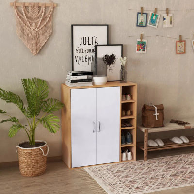 HOMCOM Armario Gabinete Consola Aparador Buffet Mueble Organizador Estantes