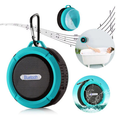 Altavoz Bluetooth C6 resistente al agua, Mini Subwoofer para deportes al aire libre, caja de sonido portátil, altavoz para ducha, coche, teléfono inteligente, MIC TF