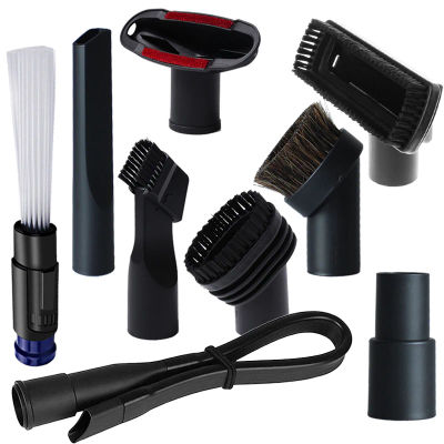 Boquilla de cepillo Universal para aspiradora, herramienta de limpieza de cabezal de cepillo de 32 y 35mm, cabezal de boquilla de succión delgada y plana larga y Flexible para cama