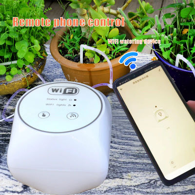 Controlador de riego de jardín inteligente WiFi, sistema de riego por goteo automático para plantas, Control de teléfono móvil, temporizador de riego, conjunto de dispositivos
