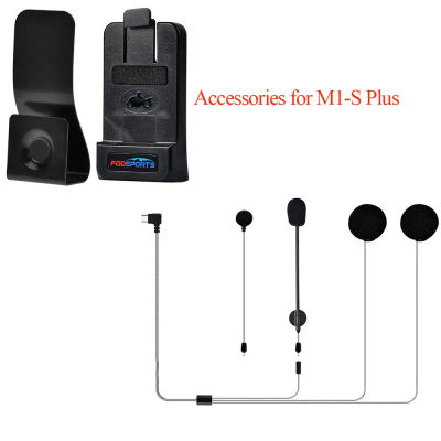 Fodsports-Auriculares Bluetooth para casco de motocicleta, accesorios de intercomunicación para M1-S Plus, auricular de aire con Clip M1S Plus, M1-S