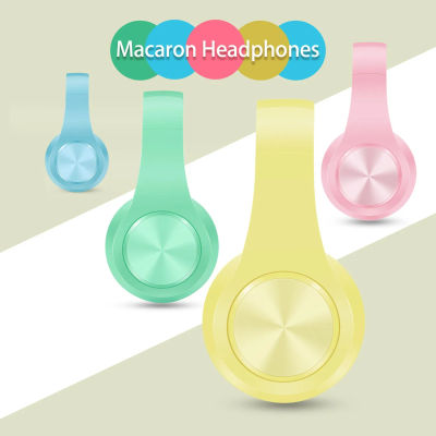 Audífonos Inalámbricos Bluetooth con Colores Macaron, Estéreo, Manos Libres, Universales para iPhone, Huawei, Xiaomi, Samsung - Audio Portátil
