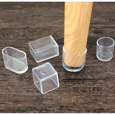 Juego de tapas protectoras de silicona para muebles, almohadillas antideslizantes, tapones para orificios, cubierta antipolvo, pies niveladores, 4 unidades