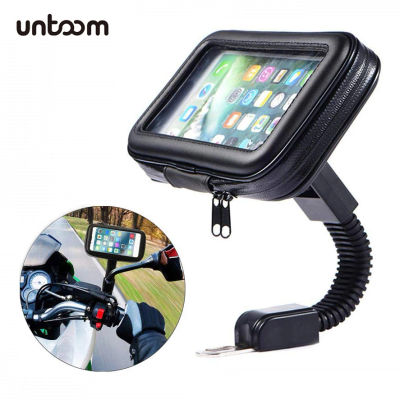 Soporte para Teléfono de Motocicleta, Soporte para Espejo Retrovisor de Bicicleta, Soporte Impermeable para Teléfono de Scooter y Motocicleta, Bolsa para Teléfono para Samsung