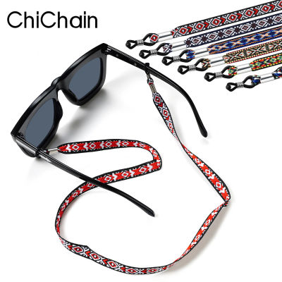 Cadenas de cuerda para gafas Correas para gafas de moda Cordón para gafas Cordón de retención, Correa para gafas de sol multicolor para mujeres y hombres