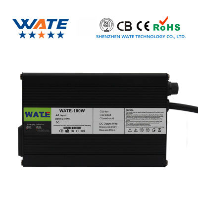 Cargador de batería de 42V 2A Salida de cargador de 36V 2A Entrada de cargador de litio Li-ion Li-poly para 10 series 36V