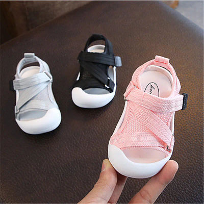 2020 zapatos de verano para bebés y niños, zapatos informales antideslizantes, transpirables, de alta calidad, zapatos de playa anticolisión para niños