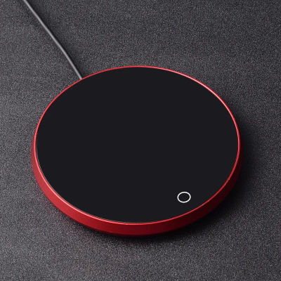 Mini calentador de tazas USB portátil, posavasos calefactor para tazas de café de 3 engranajes, placa caliente termostática inteligente, calentador de almohadilla calefactora de agua para té de la
