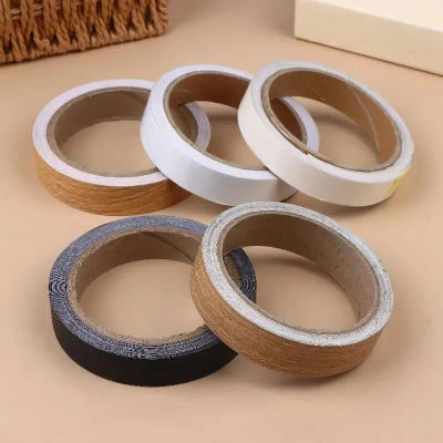 1 rollo de cinta de borde de PVC preencolada de 10 m x 2 cm para muebles de cocina, armarios, mesas, escritorios, tableros, con acabado brillante.