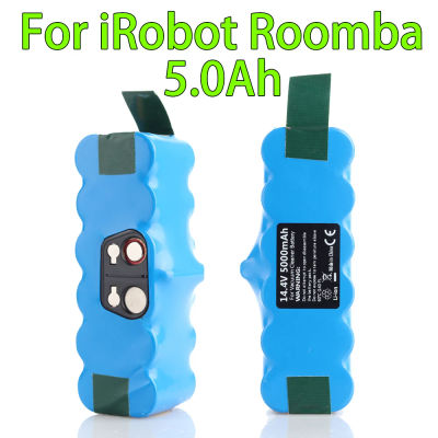 Batería de 14,4 V 5000mAh para iRobot Roomba 800/900/500/600/700 Series 510/531/535/540/550/552/560/570/580/595/620/650/660/760/770