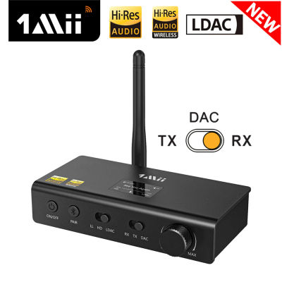 Transmisor/receptor/DAC Bluetooth HiFi 1Mii DS700, adaptador Bluetooth de largo alcance 3 en 1, con pantalla LDAC,aptX HD, OLED para el hogar