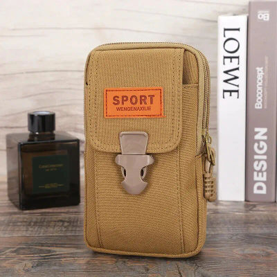 Bolsa con cinturón para hombre, bolsa para teléfono móvil para hombre, funda para teléfono, riñonera Molle, mochila con cinturón táctico pequeño, tarjetero