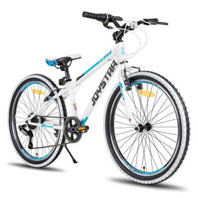 JOYSTAR Bicicleta para niños de 20 a 24 pulgadas para niños y niñas de 7 a 12 años Bicicleta de montaña para niños con transmisión de 1 velocidad/7 velocidades, andador para bebés