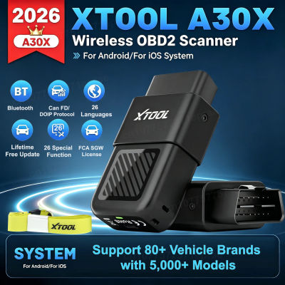 Escáner Bluetooth OBD2 XTOOL Anyscan A30X PRO - Lector de Códigos de Diagnóstico de Automóviles con Protocolo CAN FD DOIP para Sistema Completo