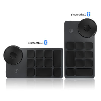XPPen, acceso directo inalámbrico, tecla Express remota, Bluetooth 5,0, teclas de acceso directo personalizables para tableta gráfica, monitor de pantalla táctil