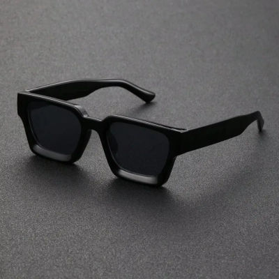 Gafas de sol con montura cuadrada de plástico Unisex, accesorios de conducción para fotografía callejera y viajes a la playa, 1 ud.