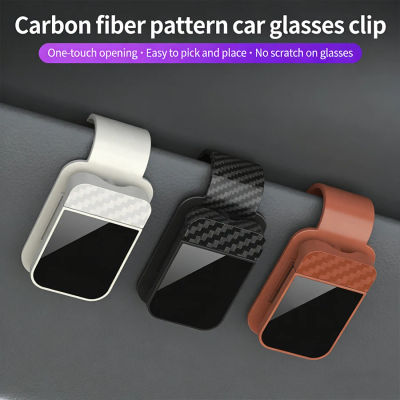 Clip para Gafas para Coche, Soporte Multifuncional Tipo Clip Trasero para Gafas de Sol, Almacenamiento de Gafas de Sol para Visera